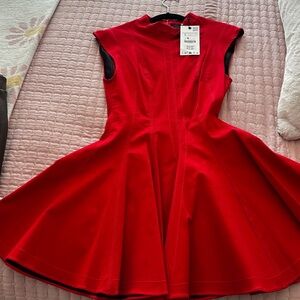 Zara Vibrant Red Mini Dress